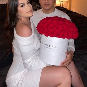 White Off Shoulder Midi Dress